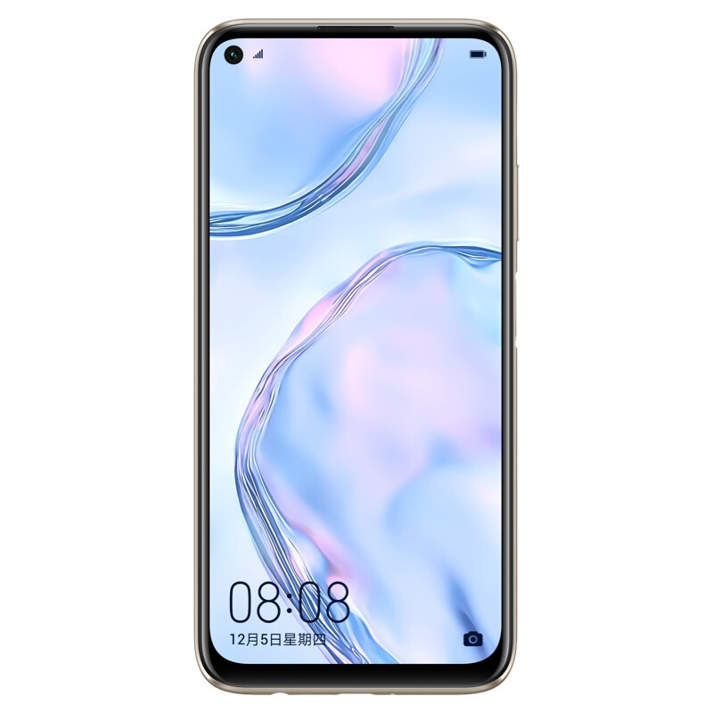 华为 HUAWEI nova 6 SE 麒麟810芯片4800万AI四摄40W超级快充8GB+128GB 樱雪晴空