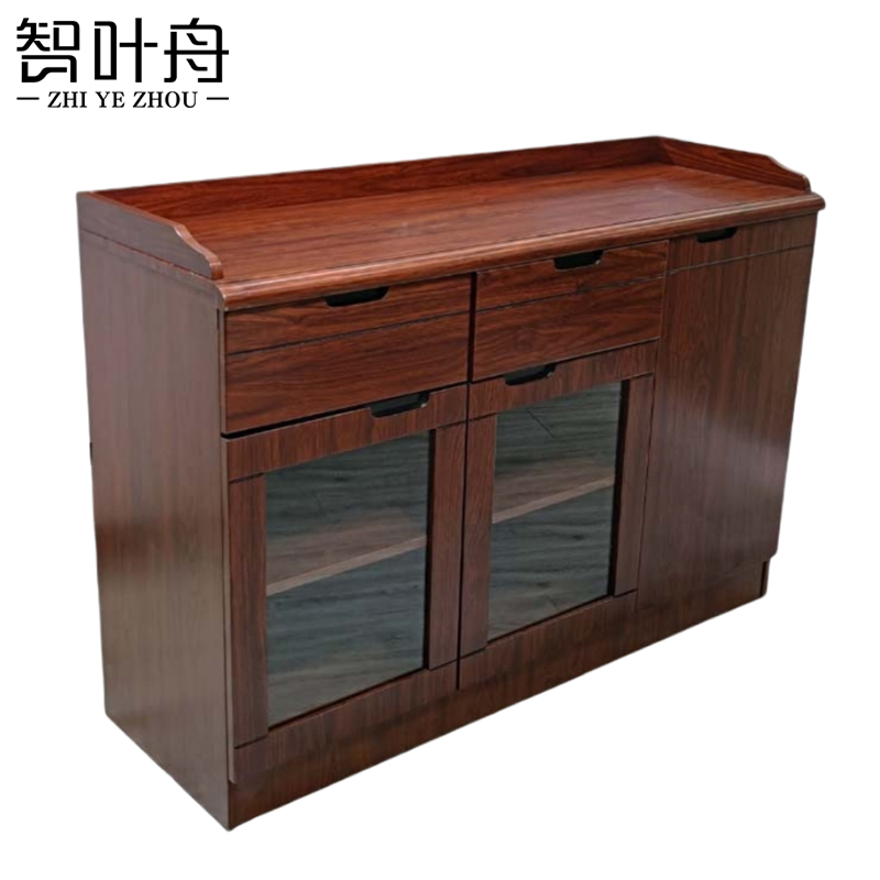 智叶舟办公矮柜1200*400*830mm台高清大图