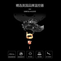 苏泊尔(SUPOR)SW-15S62A电水壶热水壶家用304不锈钢烧水壶控温双层开水壶自动断电黑色智能显温1.5升