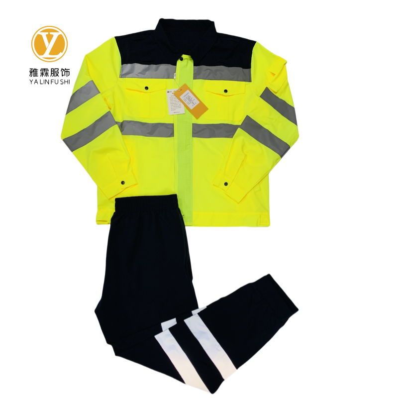 雅霖服 速干工作服YLF-GZF0066 套高清大图