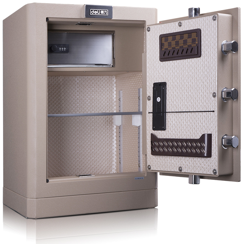 得力4043电子密码保险柜h630黑色1台组计量单位台