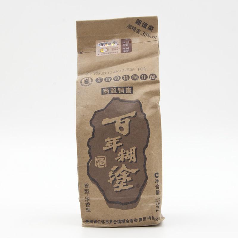 百年糊涂33°(浓香型白酒) 125ml