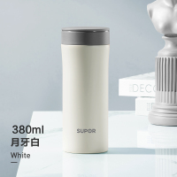 苏泊尔(SUPOR)保温杯316L不锈钢真空水杯保温茶水杯男女士情侣杯泡茶杯办公水杯380ml