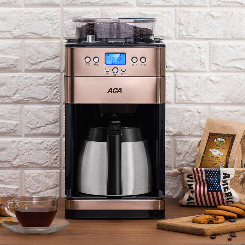 北美电器(aca) 多功能咖啡茶饮机家用自动咖啡机