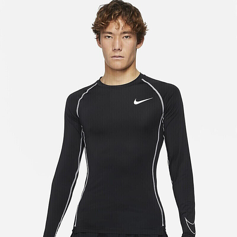耐克NIKE男子紧身服ASMNPDFTIGHTTOPLS运动服DD1991-100白色L码
