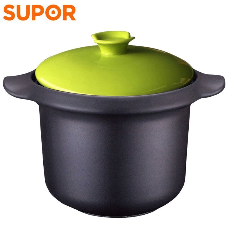 苏泊尔(SUPOR)砂锅新陶瓷煲TB35C1(怡悦系列)3.5L容量精选进口矿石冷热不开裂高清大图