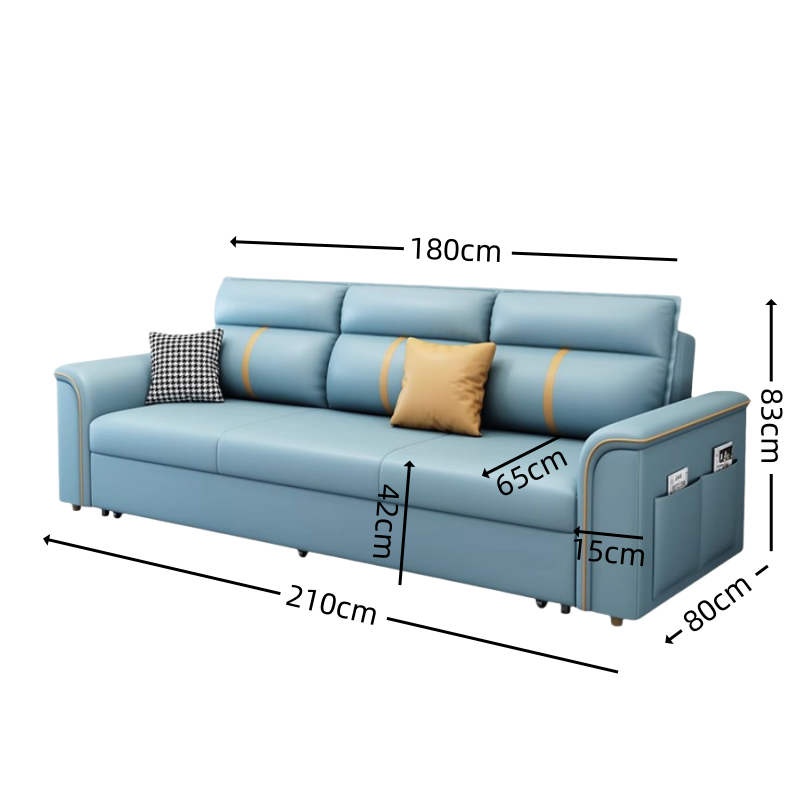 豫龙都折叠沙发2.1m张高清大图