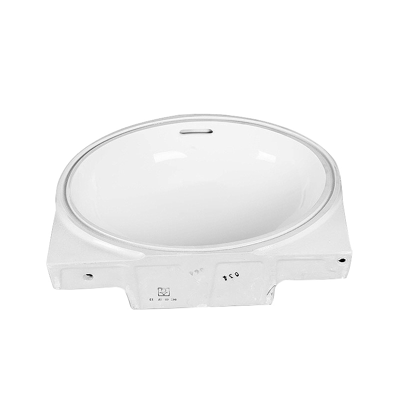 TOTO卫浴 陶瓷台下盆智洁釉面洗脸盆洗手盆洗面盆台盆按启式下水洗手池LW537RB(07)(不含下水器)高清大图