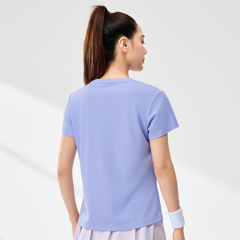 361°运动t恤女款夏季透气速干衣半袖短T女士瑜伽健身跑步短袖662524119V高清大图