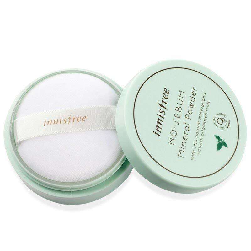 innisfree 悦诗风吟 控油矿物质散粉 5g(彩妆 粉底 轻薄 定妆粉 蜜粉 粉饼 定妆控油)