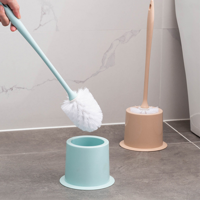 中锐智采圆型带底座马桶刷套装洁厕刷套装视频