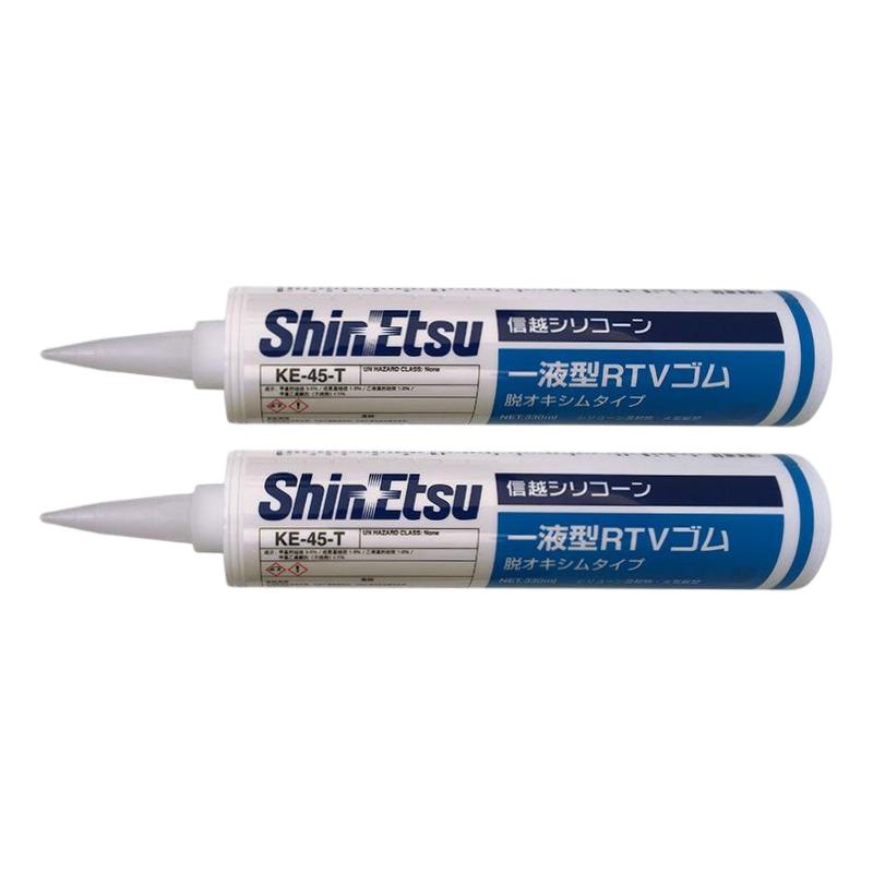 Shin-Etsu 信越KE-45-T硅酮胶粘剂有机硅机械固定密封胶330ML 透明 (单位: 支)高清大图