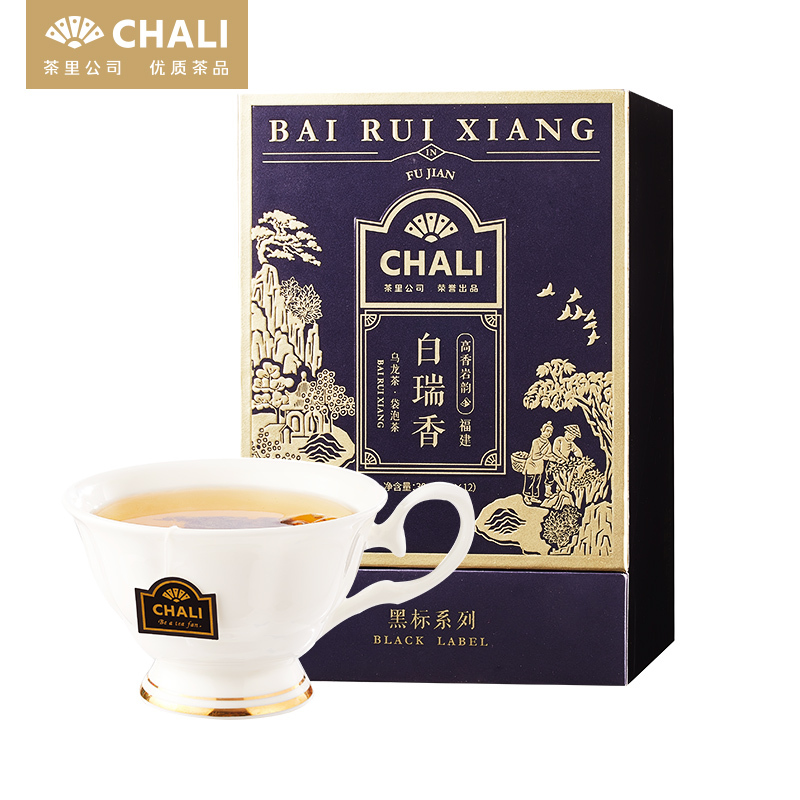 茶里黑标乌龙茶系列-白瑞香盒装30g