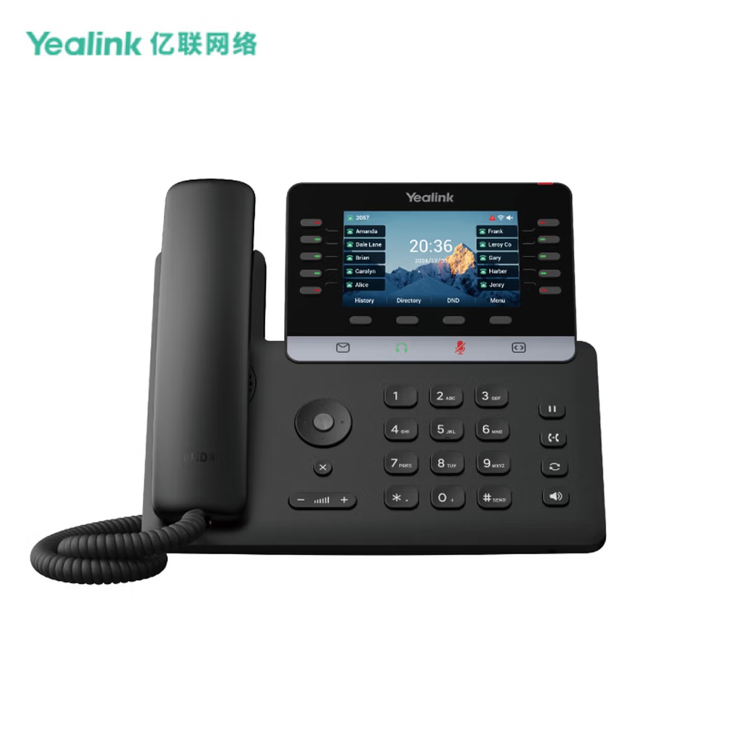 yealink 亿联网络 SIP-T74W彩屏商务话机高清大图