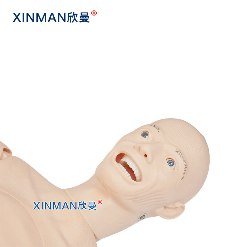 欣曼科教 高级全功能老年护理人 老年人关爱护理模型 男性XM-HL220A高清大图