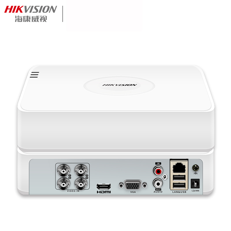 海康威视DS-7104HGH-F1/N 4路高清同轴XVR硬盘录像机家用监控主机