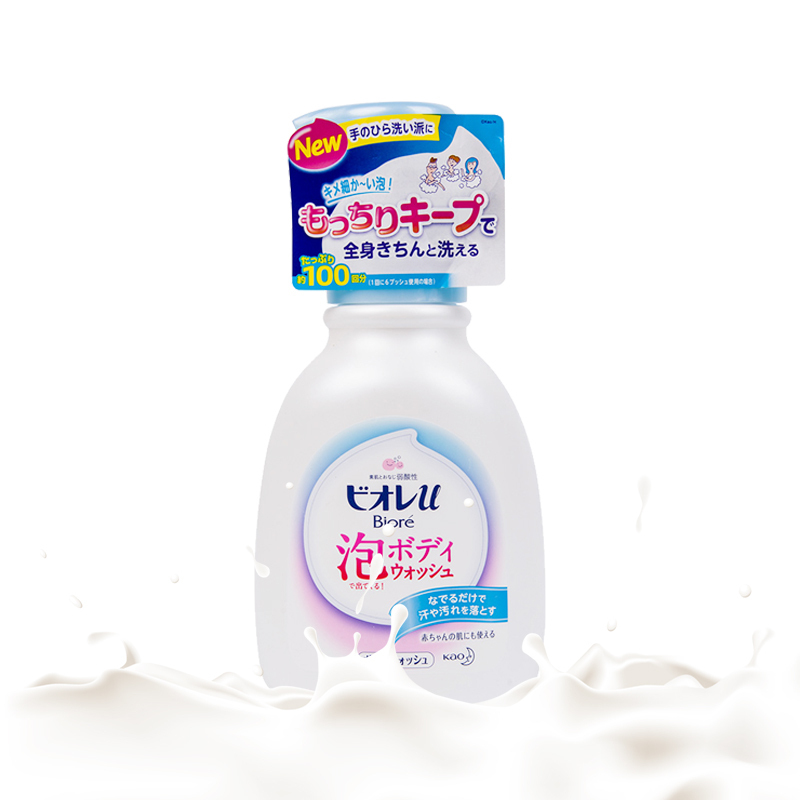 花王(Kao) Bioré 碧柔 泡沫型沐浴露 600ml 各种肤质 成人
