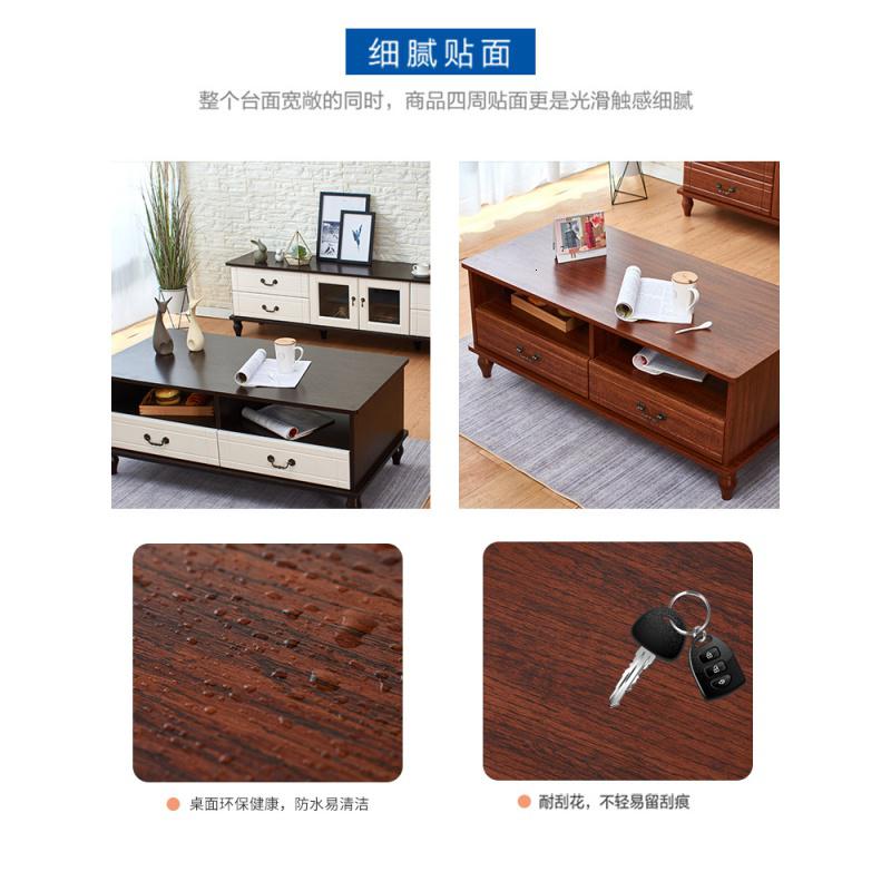 实木电视柜茶几组合中式现代简约地柜美式墙柜北欧小户型客厅迷你高清大图