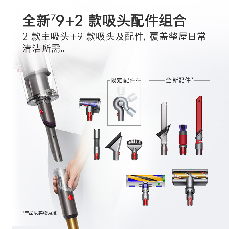 戴森(Dyson)手持吸尘器 V15 Detect Absolute Plus轻量吸尘限量发售,高效除螨宠物家庭适用高清大图