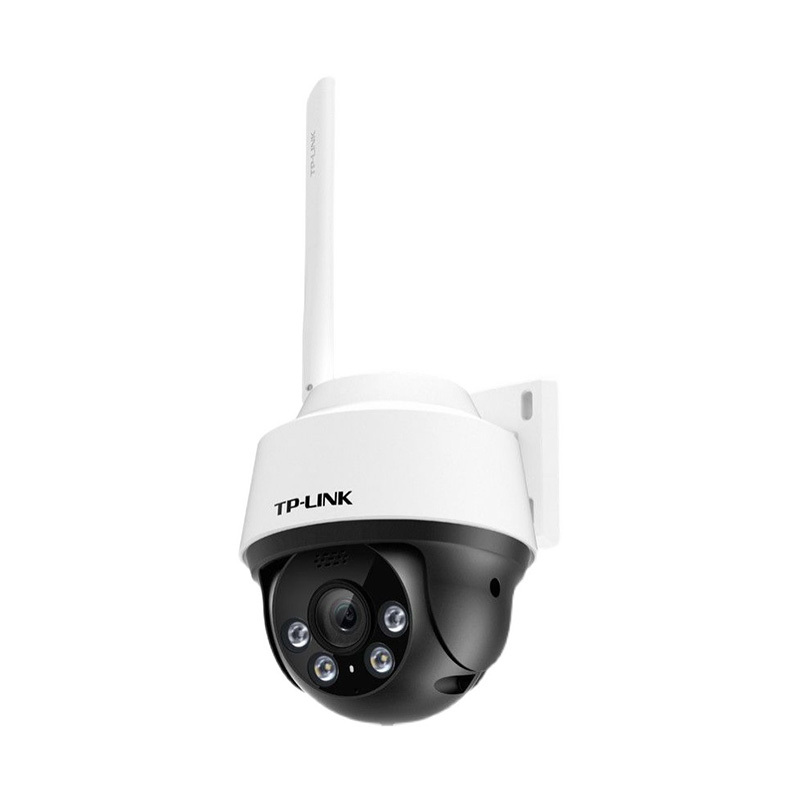 TP-LINK TL-IPC642-A4 含电源、室外防水网络摄像头无线球机400万高清全彩摄像机监控云台旋转4mm定焦
