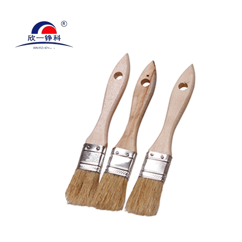 欣一铮科 扁油刷 25mm 猪鬃 把高清大图