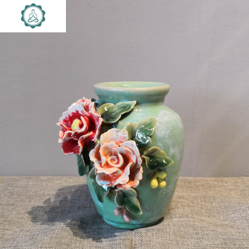 封后 Fenghou 花瓶 花艺手工陶瓷花瓶水培植物干花客厅家居装饰小摆件石湾公仔封后款四 红色小口花 价格图片品牌报价 苏宁易购杰伦家居专营店