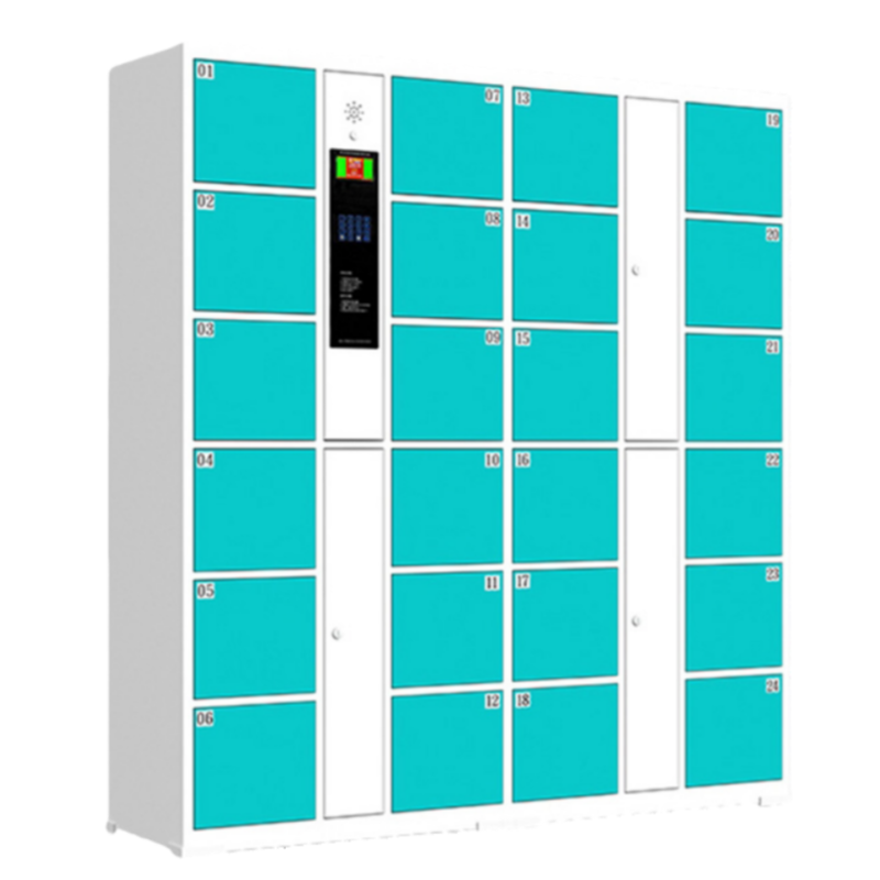 智叶舟智能存包柜自设密码24门1700*460*1800mm台高清大图