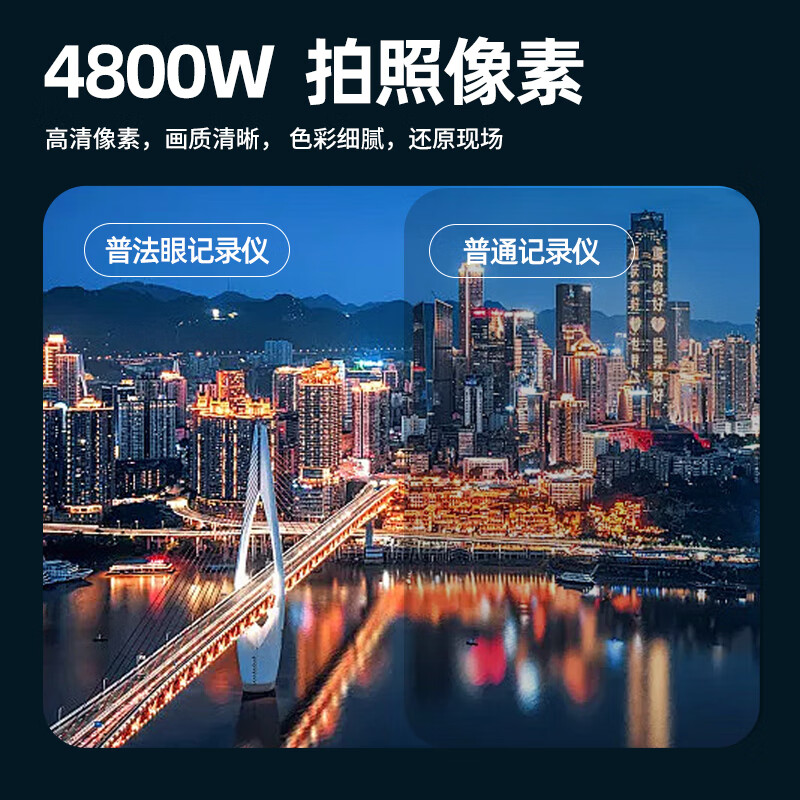 普法眼PF5执法记录仪 80G小巧机型 64G高清大图