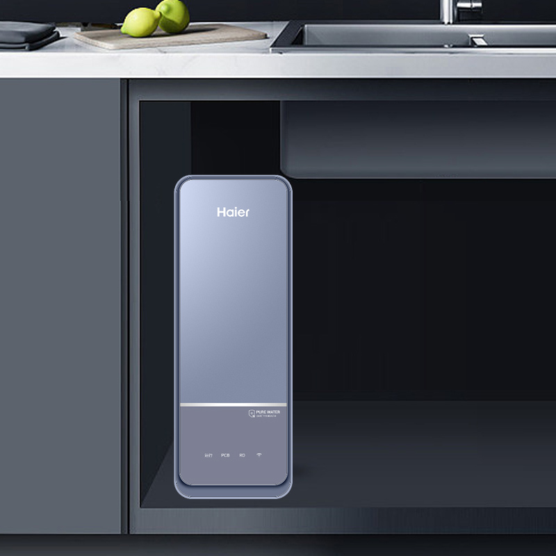 海尔(Haier)净水机 HRO400TSV1-U1小体积双出水400G RO反渗透深层净化长效抗污堵智能WIFI操作