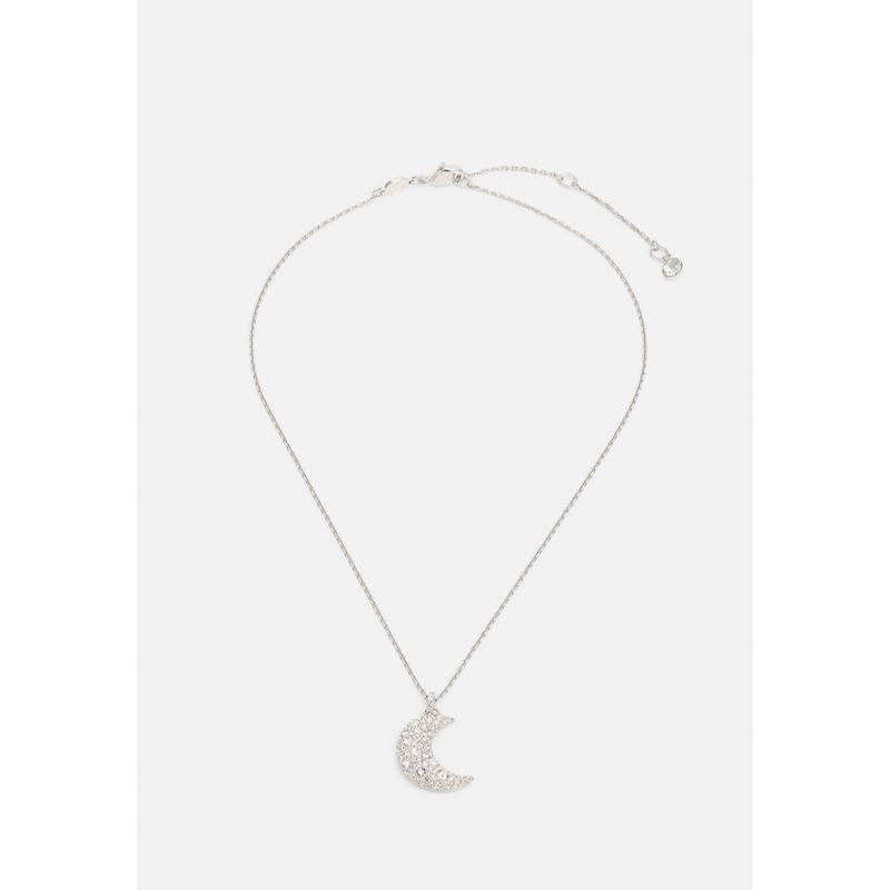 Swarovski女款优雅月亮吊坠项链施华洛世奇水晶点亮魅力
