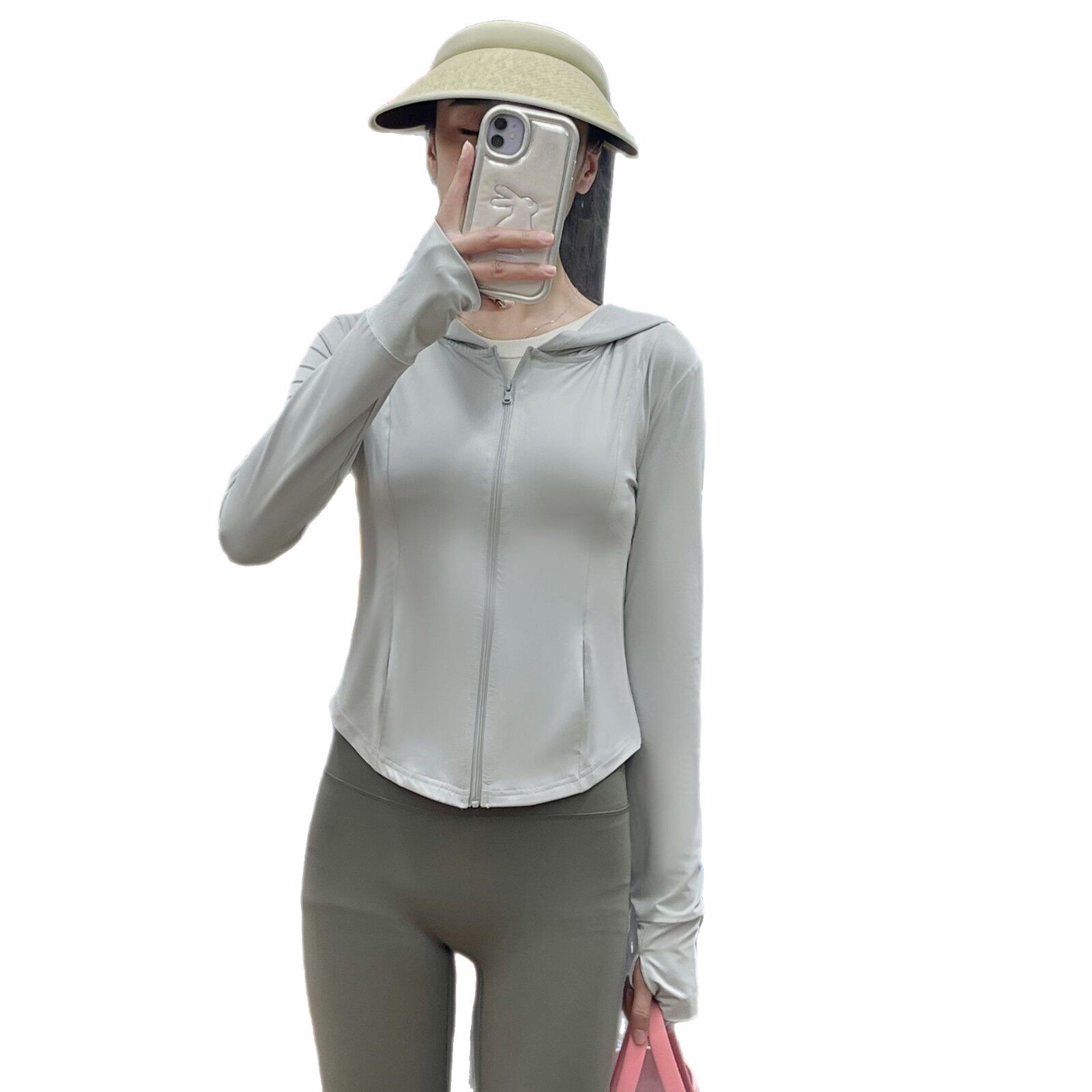 小某野小蛮腰防晒衣绝绝紫3代修身防晒服女款UPF40+冰丝户外外套高清大图