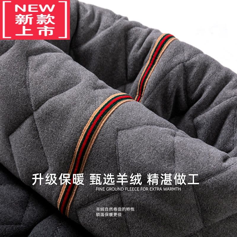 可莉允儿童保暖裤内穿加绒男女童秋冬加厚棉裤2022新宝宝加绒打底棉裤子图片