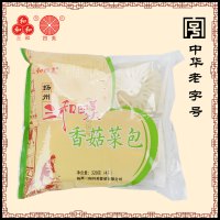 三和四美包子香菇菜包320g扬州特产包子速冻包子早餐小吃面食速冻食品