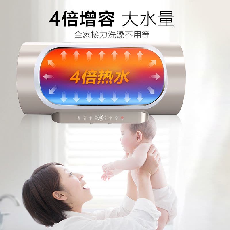 Whirlpool/惠而浦电热水器ESH-60WA1B 3000W双核动力 一级能效 遥控操作 预约洗浴图片