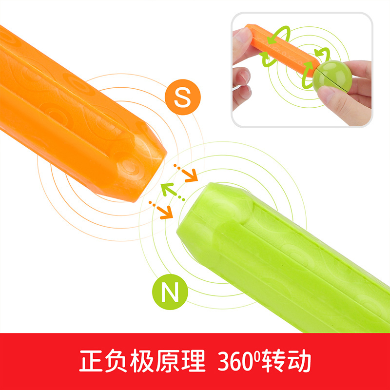 纽奇(Nukied)儿童磁力棒积木玩具益智拼搭磁性积木大颗粒磁铁早教宝宝玩具 54件套(礼盒包装)