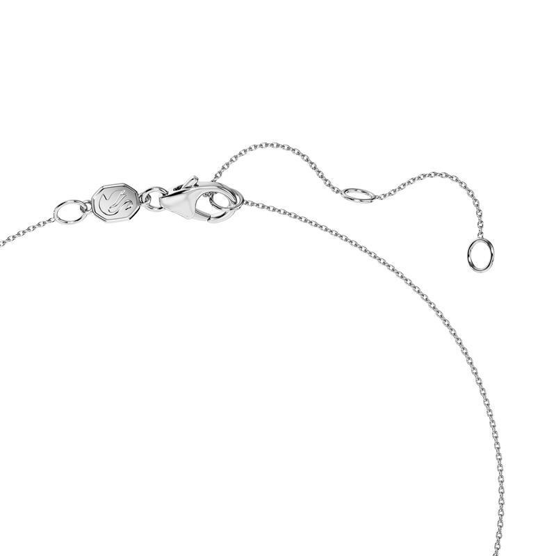 Swarovski永恒光环单石吊坠 Eternity系列闪亮钻石点缀精致优雅 白金项链