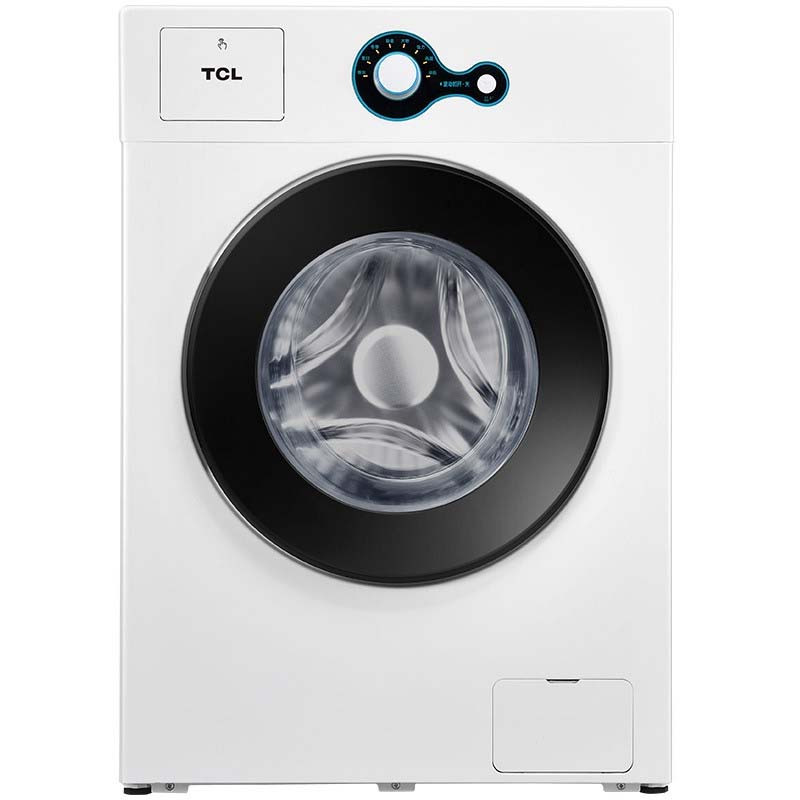 TCL 洗衣机 TG-V80 滚筒 8kg 定频 上排水 1级 0610010284&&