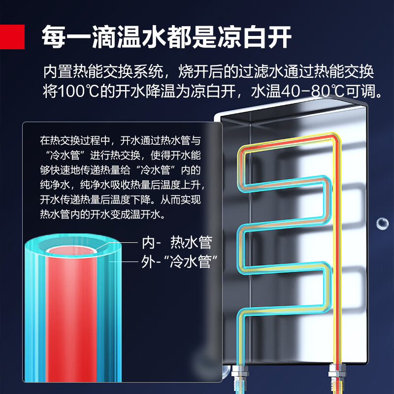 德玛仕(DEMASHI)商用净水器 DMS-3CL2-3L9 步进式电热开水器凉白开五级超滤嵌入式大出水量高清大图
