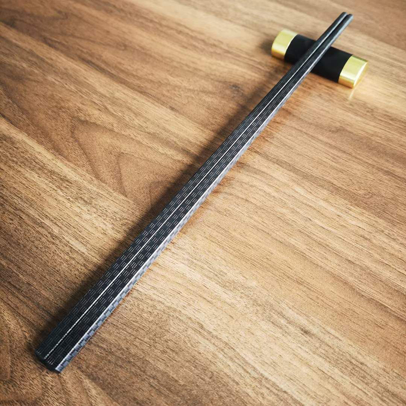 珑伽辛 合金筷子 24cm10双装/包高清大图