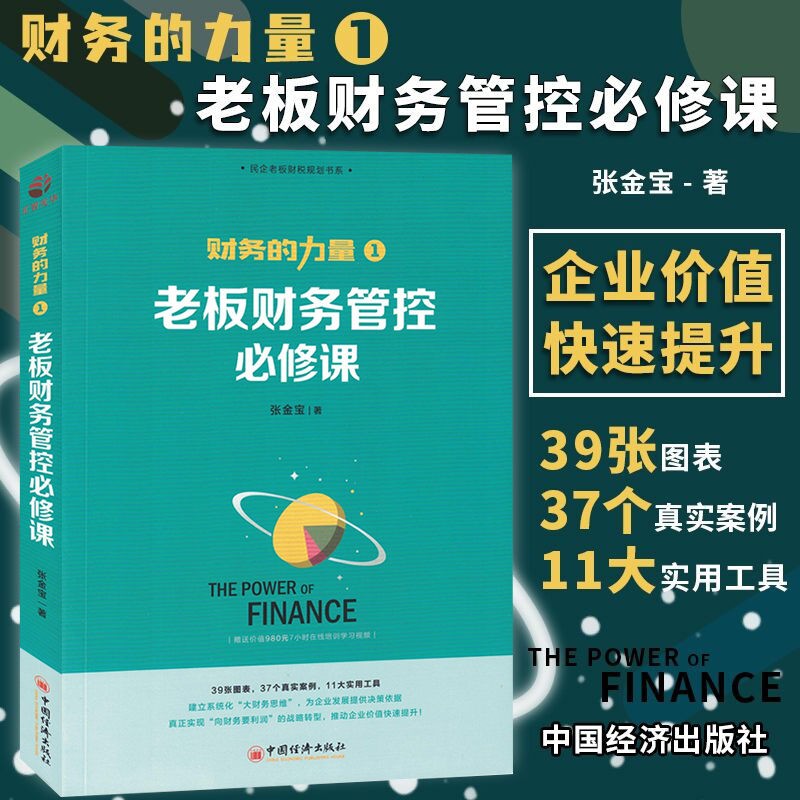 [正版]张金宝财务的力量1老板财务管控必修课民企财务规范5大体系财税规划100招风险故事集 企业财务体系建设财务管理财高清大图