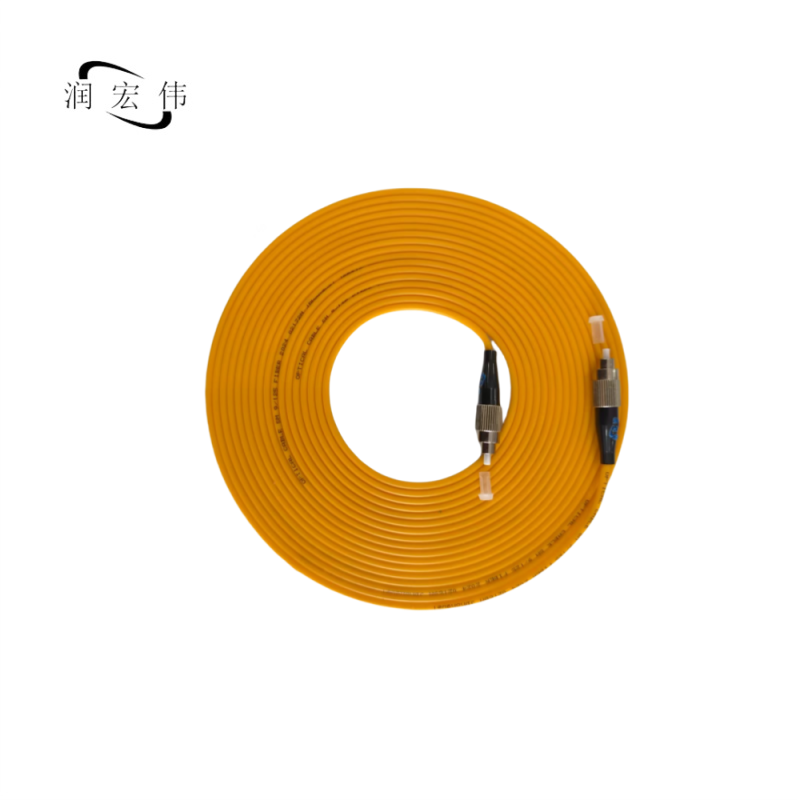 润宏伟 低烟无卤 光纤跳线 尾纤 FC-FC-1m 条高清大图