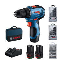 博世(BOSCH)GSR 12V-30 12V无刷锂电钻/起子机 充电式手电钻 电动螺丝刀 2.0Ah双电 1台
