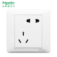 施耐德电气Schneider Electric开关插座家用86型睿意系列经典白五孔电源插座单控开关其他面板电视电脑