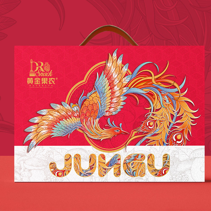 黄金果农凤栖梧桐菌菇礼盒G2礼盒装精选国产香菇菌菇干货健康美味990G高清大图