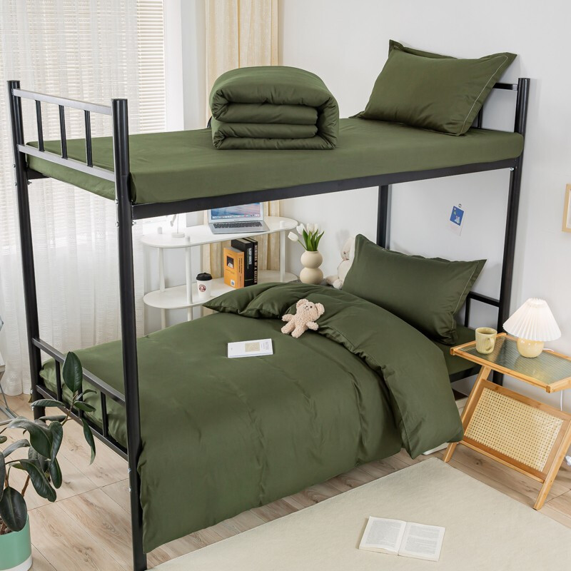 洛菲源 军绿床品六件套 1.2米床用 套