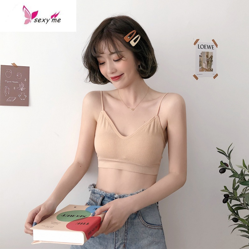 韩版性感文胸小胸吊带法式内衣少女平胸美背薄款无钢圈裹胸抹胸女 FISH BASKET胸罩