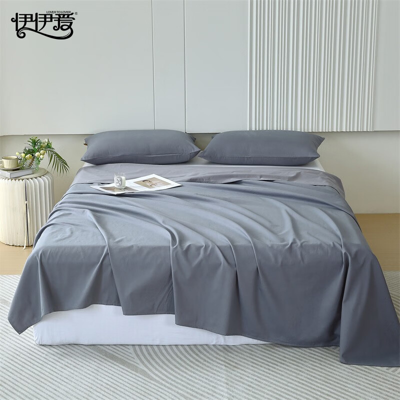 伊伊爱TJ0KL02302076全棉磨毛单品床单160*230cm(单位:条)
