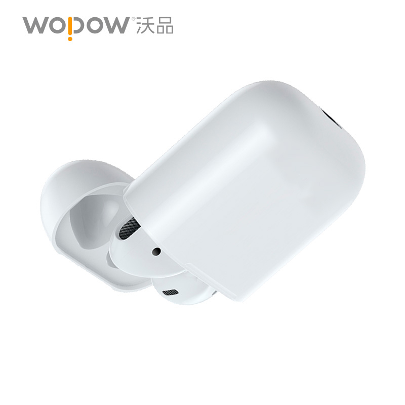 沃品(WOPOW) 升级版TWS蓝牙耳机 AirBass 白色高清大图