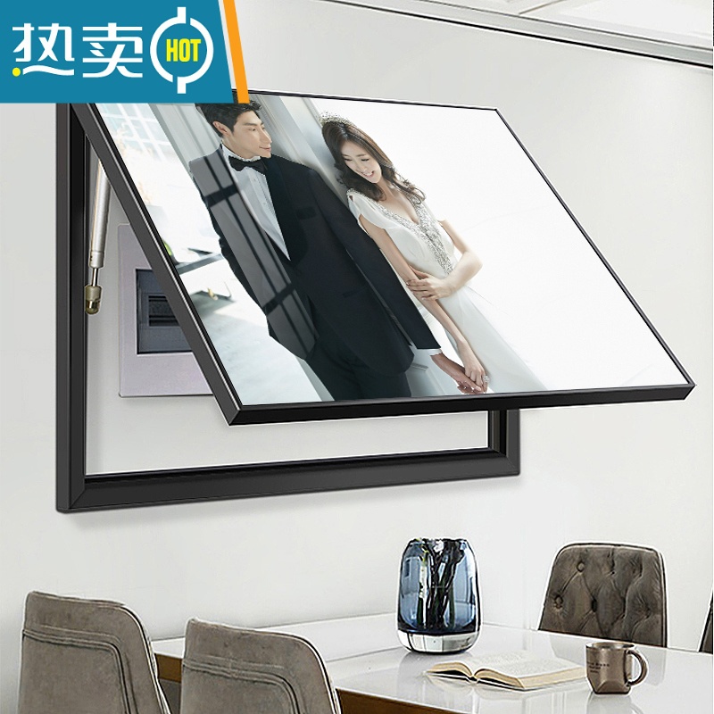 敬平电表箱装饰画电闸箱配电箱挂画全家福照片婚纱照放大遮挡壁画装饰画高清大图