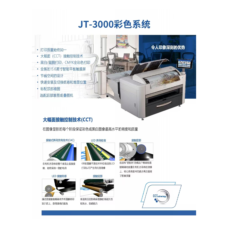 京图盛印 JINGTU JT-3000 打印机 适配国产麒麟系统 需配套系统软件及叠图机对接使用高清大图